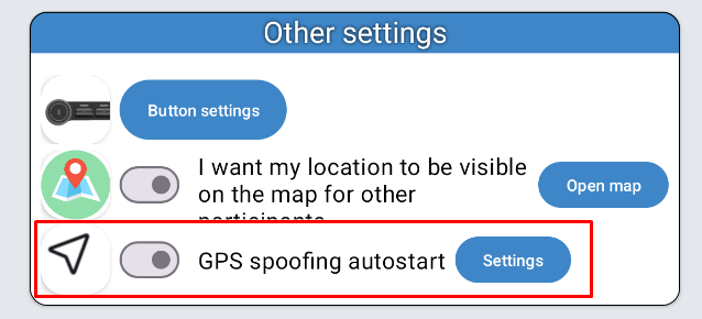 GPS spoofing autostart in JCarTools